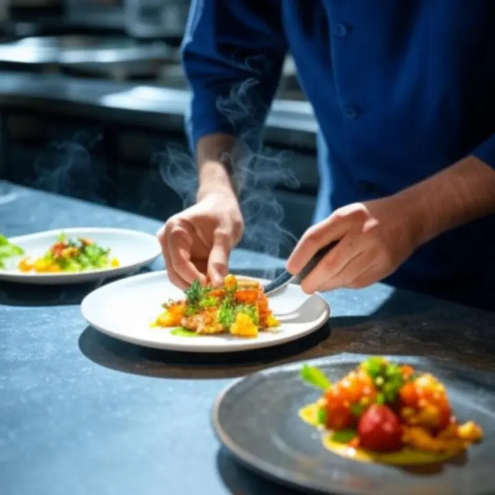 Szef kuchni FirstLuxx przygotowujący premiumowe dania sportowe