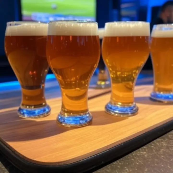 Wybór lokalnych polskich piw rzemieślniczych w szklankach