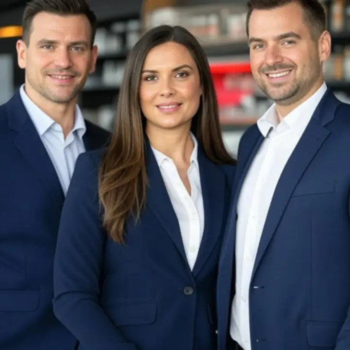 Zespół zarządzający FirstLuxx podczas strategicznego spotkania