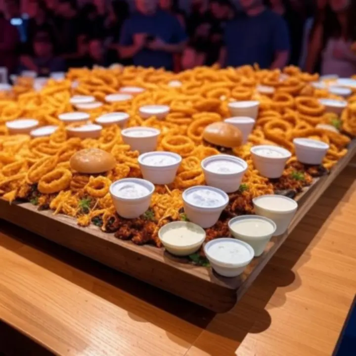 Obfity półmisek na dzień meczu dla grupy przyjaciół