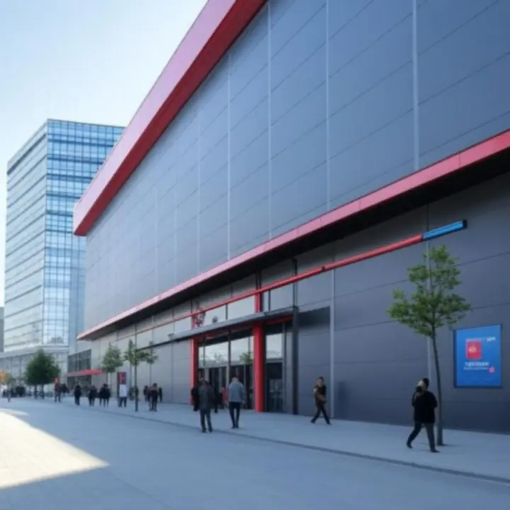 Widok uliczny na lokalizację FirstLuxx przy Placu Trzech Krzyży w Warszawie